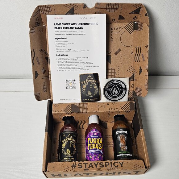 Stay Spicy Hot Sauce Trio Pack by HEATONIST Sealed - Picture 1 of 6